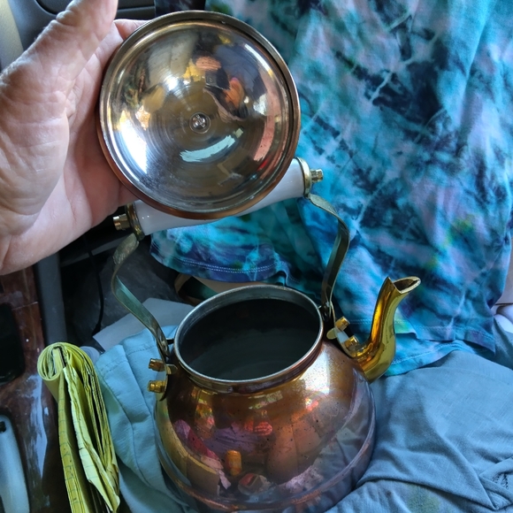 MCM Copper Kettle Porcelain Capped handle - Picture 10 of 10